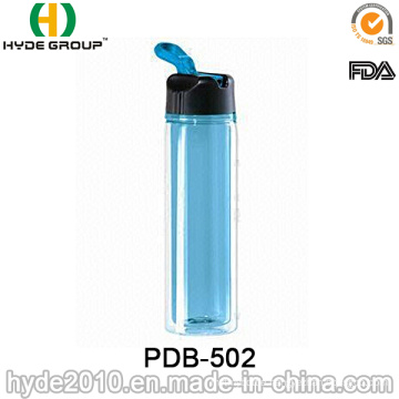 480ml Tritan BPA Free Double Wall Bottle with Straw (PDB-502)